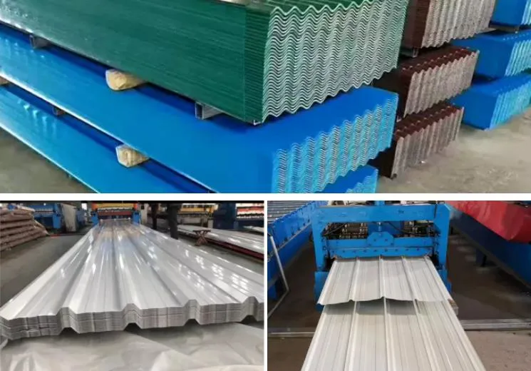 ASTM DIN JIS Dx51 Z100 Color Steel Sheet Insulated EPS Rock Wool Sandwich Panel Board PPGI Color Corrugated Steel Roof Sheet for Roof and Wall