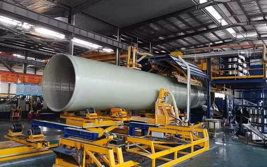 Continuous Filament Winding Machine for Fiberglass GRP FRP Pipes