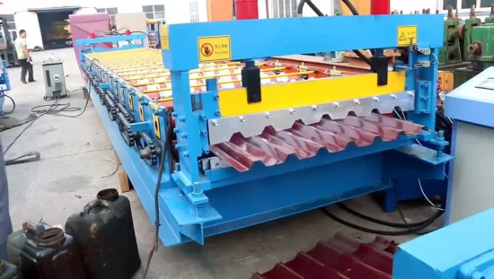 PV4 /PV6 /FRP Roofing Sheet Making Roll Forming Machine/Steel Colored Sheet Metal Roof Panel Bend Machine